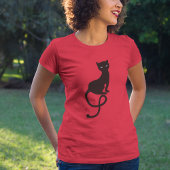 美しい恵み深い邪悪な黒猫 Tシャツ