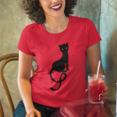 美しい恵み深い邪悪な黒猫 Tシャツ