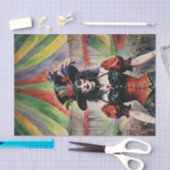 美しい悪魔リングや輪リーダー女性デコペ紙 薄葉紙 (クラフト)