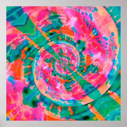 美しい情動絵を描的なイラストレーション抽象論 ポスター (正面)