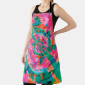 美しい情緒的絵を描なイラストレーションの抽象概念 エプロン (インサイチュ)