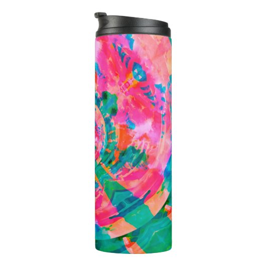 美しい情緒的絵を描なイラストレーションの抽象概念 タンブラー (回転右)