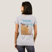 美しい惑星は価値があ救る Tシャツ (裏面フル)