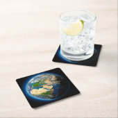 美しい惑星地球コースターセット スクエアペーパーコースター (インサイチュ)