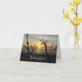 美しい愚考えるかな朝のカード カード (黄色い花)