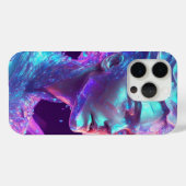 美しい愛かわいらしアート氷のガラス女性 Case-Mate iPhoneケース (裏面 (横))
