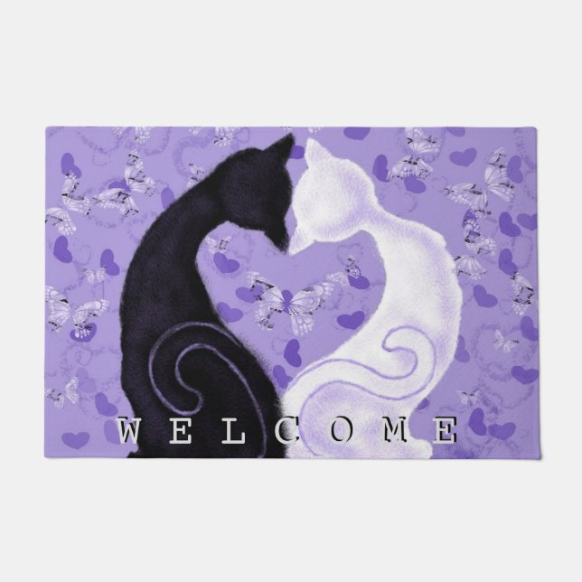 美しい愛のカップル – ようこそ ドアマット (正面)