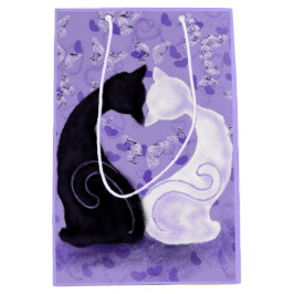 美しい愛の抱き枕 – カスタマイズ可能 ミディアムペーパーバッグ