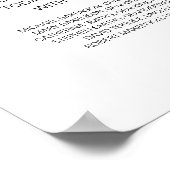 美しい愛の記憶に、ブラックメモリアルテーブル ポスター (角)