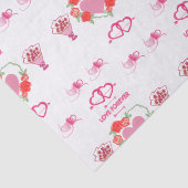 美しい愛をテーマにしたハートとバララッピングパ 薄葉紙 (詳細)