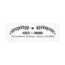 美しい愛を保存する日付差出人住所ラベル ラベル