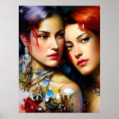 美しい愛カラフル者絵画たち ポスター (正面)