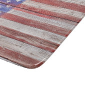 美しい愛国心のある米国国旗 カッティングボード (角)