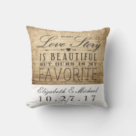 美しい愛結婚物語のアニバーサリーピロー クッション