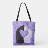 美しい愛 – あなたの写真を追加/文字/名前 トートバッグ (裏面)