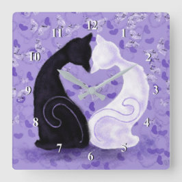 美しい愛 スクエア壁時計