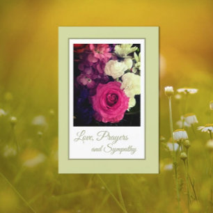 美しい愛、祈りの言葉、同情カード カード
