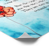 美しい感動的ライフワードポスター ポスター (角)