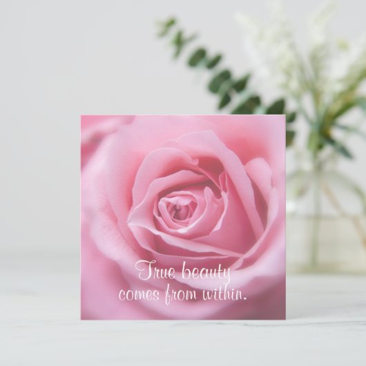 美しい感動的引用文トゥル美しい カード (スタンド正面)