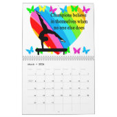 美しい感動的引用文体操カレンダー カレンダー (3月 2026)