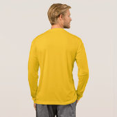 美しい感動的引用文長袖メンズ Tシャツ (裏面フル)