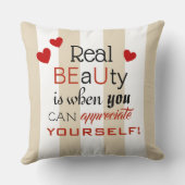 美しい感動的枕 クッション (裏面)