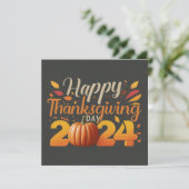 美しい感謝祭のグリーティングカード シーズンカード (スタンド正面)