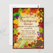 美しい感謝祭の収穫 ポストカード (正面/裏面)