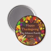 美しい感謝祭の収穫 マグネット (正面/裏面)