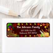 美しい感謝祭の収穫 ラベル (インサイチュ)