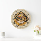 美しい感謝祭の柱時計 ラージ壁時計 (ホーム)