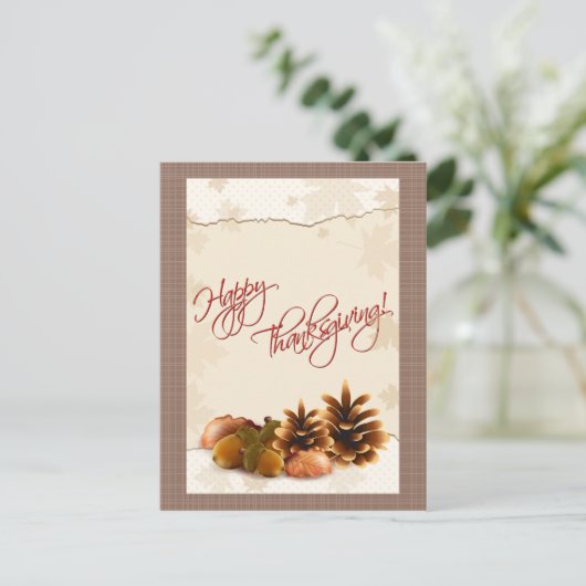 美しい感謝祭はがき シーズンポストカード (スタンド正面)