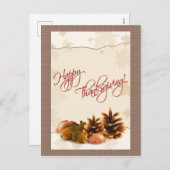 美しい感謝祭はがき シーズンポストカード (正面/裏面)