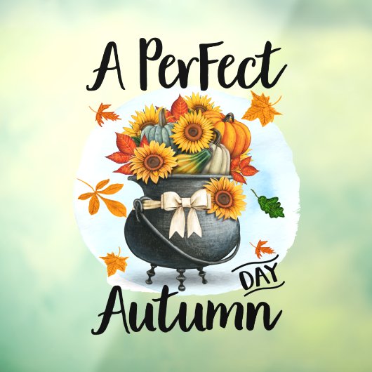 美しい感謝祭モダン秋コレクション ウィンドウサイン (シート3)