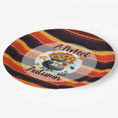 美しい感謝祭モダン秋コレクション ペーパープレート (アングル)