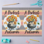 美しい感謝祭モダン秋コレクション 薄葉紙 (クラフト)