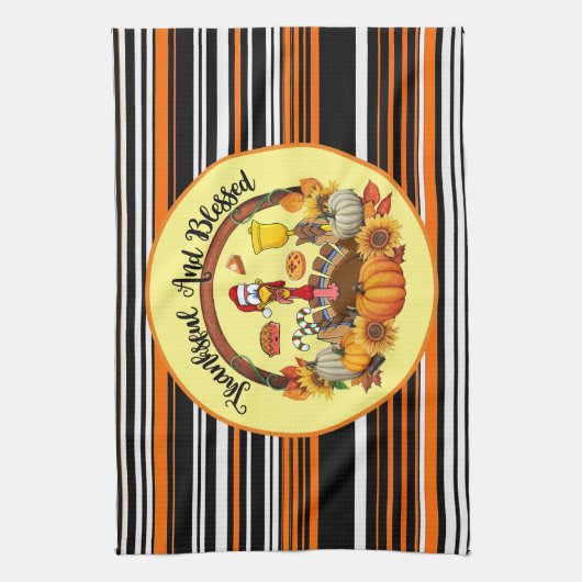 美しい感謝祭人気がある秋コレクション キッチンタオル (縦)