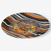 美しい感謝祭人気がある秋コレクション ペーパープレート (アングル)