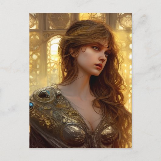 美しい戦士 ポストカード (正面)