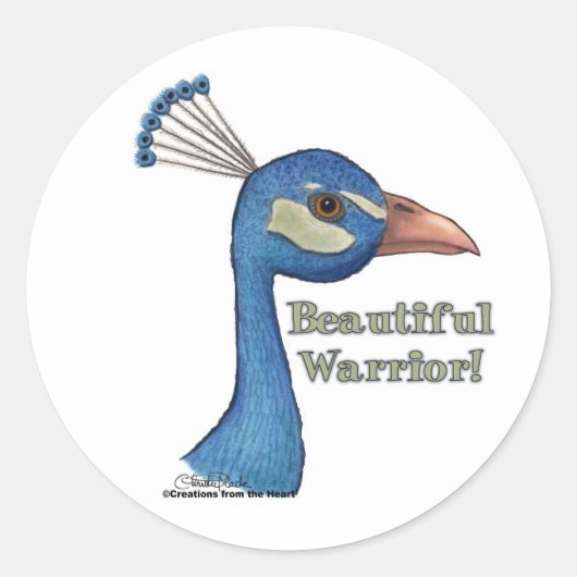 美しい戦士 ラウンドシール (正面)