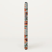 美しい手のオ絵を描レンジのポピーな花のパターン Case-Mate iPhoneケース (裏面/右)