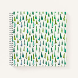 美しい手の絵を描クリスマスツリーのパターン | ノートブック