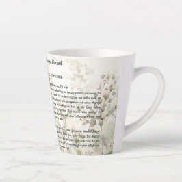 美しい手の絵を描素晴らしインディアンの繁茂した鳥 カフェラテマグ