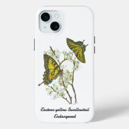 美しい手の絵を描蝶の電話ケース iPhone 15 MINIケース