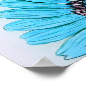 美しい手写花デザインポスター ポスター (角)