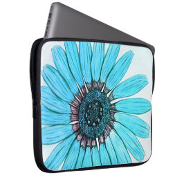 美しい手写花デザイン ラップトップスリーブ