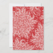 美しい手描きクリスマスホリデーフォトカード シーズンカード (裏面)