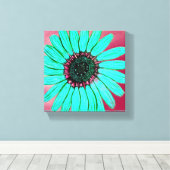 美しい手描きフラワーキャンバス印刷 キャンバスプリント (インサイチュ (ウッドフロア))