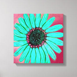 美しい手描きフラワーキャンバス印刷 キャンバスプリント