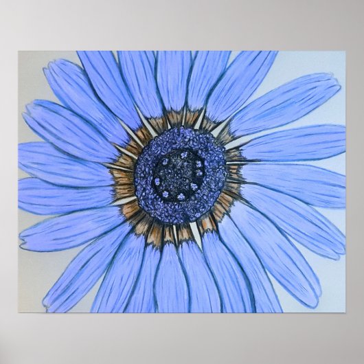 美しい手描きフラワーポスター ポスター (正面)